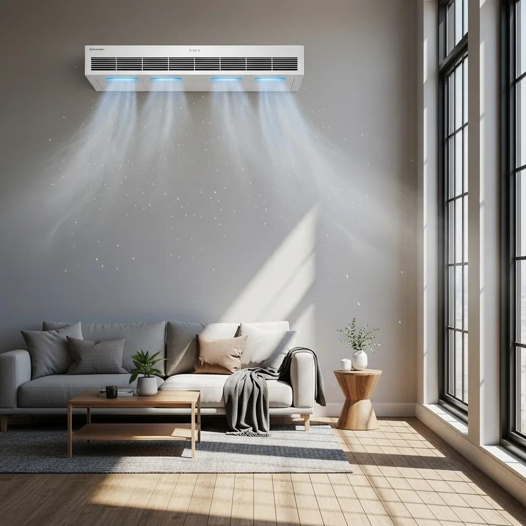 HVAC Blog 2 Energy-efficient HVAC system in a modern home, highlighting comfort and efficiency